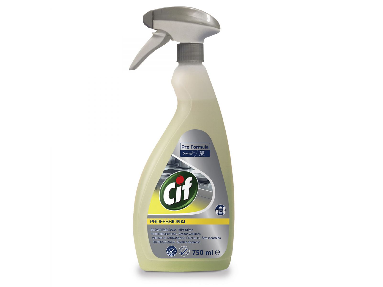 Cif Professional Power Cleaner Degreaser 750ml Mycie i odtłuszczanie
